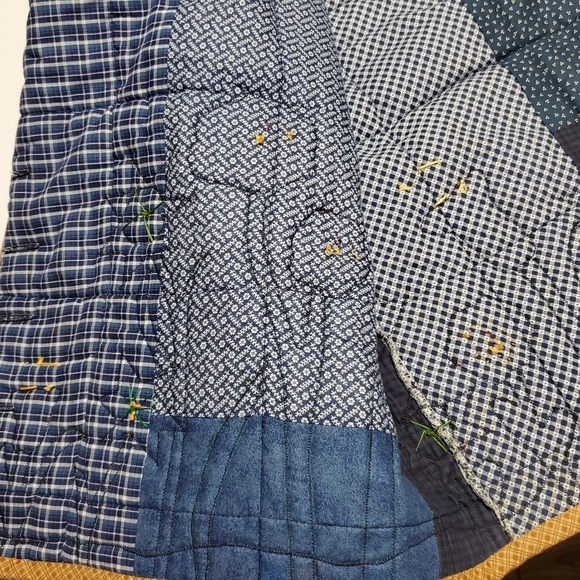 Ladie's Quilt Jacket Handmade Multicolor Floral Theme - Picture 8 of 10